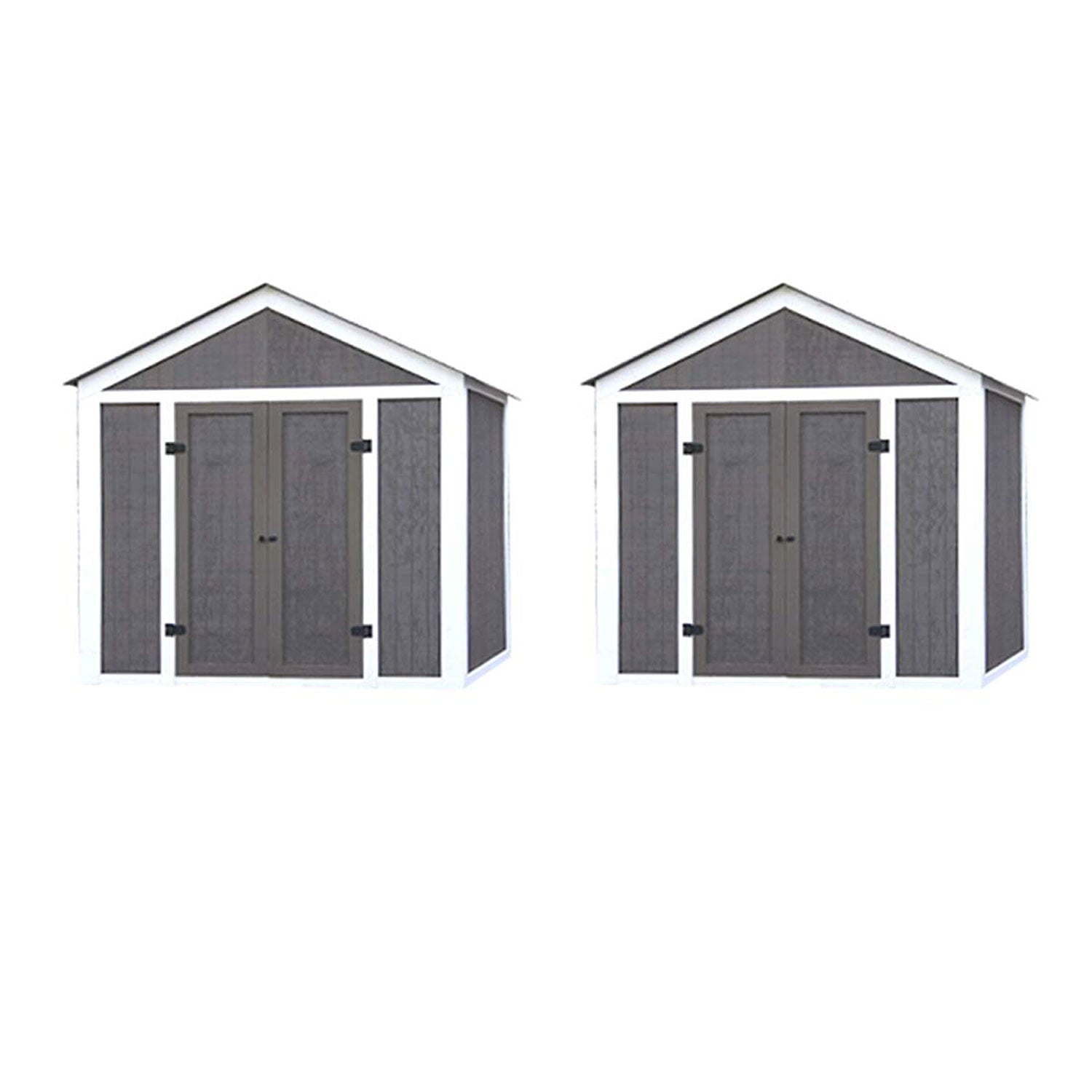 EZ Shed 3 Size Bracket Framer 7' x 8' DIY Framing Kit, Peak Style (2 Pack)