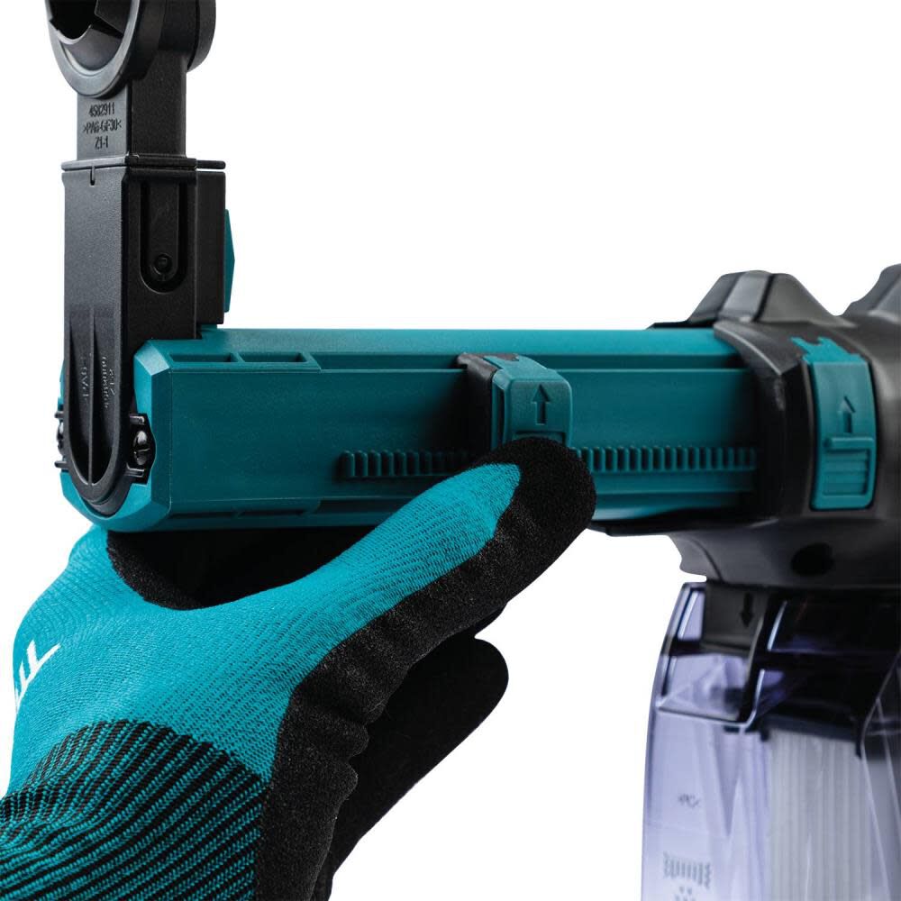 Makita Dust Extractor Attachment with HEPA Filter Cleaning Mechanism DX14 from Makita