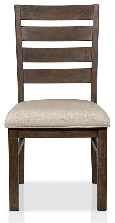 Furniture of America Carmella Wood Padded Dining Chair in Dark Oak (Set of 2)   Transitional   Dining Chairs   by Homesquare  Houzz