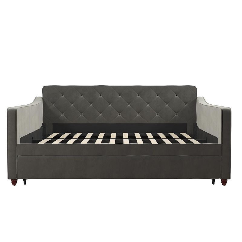 Novogratz Upholstered Full Daybed and Twin Trundle 2-piece Set