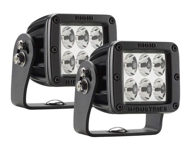 Rigid Industries D2 MIL-STD-461F Driving LED Light - Pair - 52231MIL