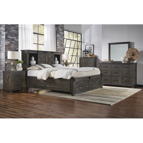 Simply Solid Sharla Solid Wood 5-piece Storage Bedroom Collection - - 29141187