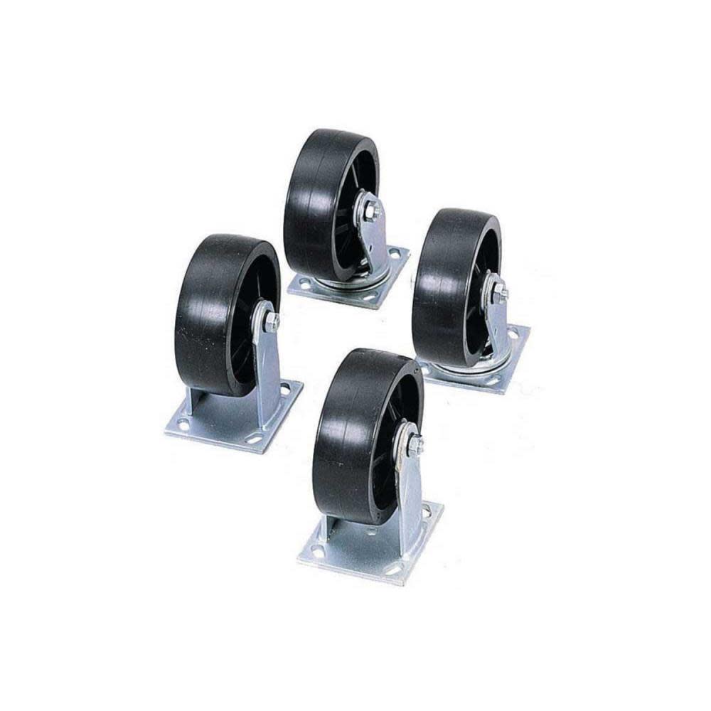 6 In. Casters ; Set of 4 ;