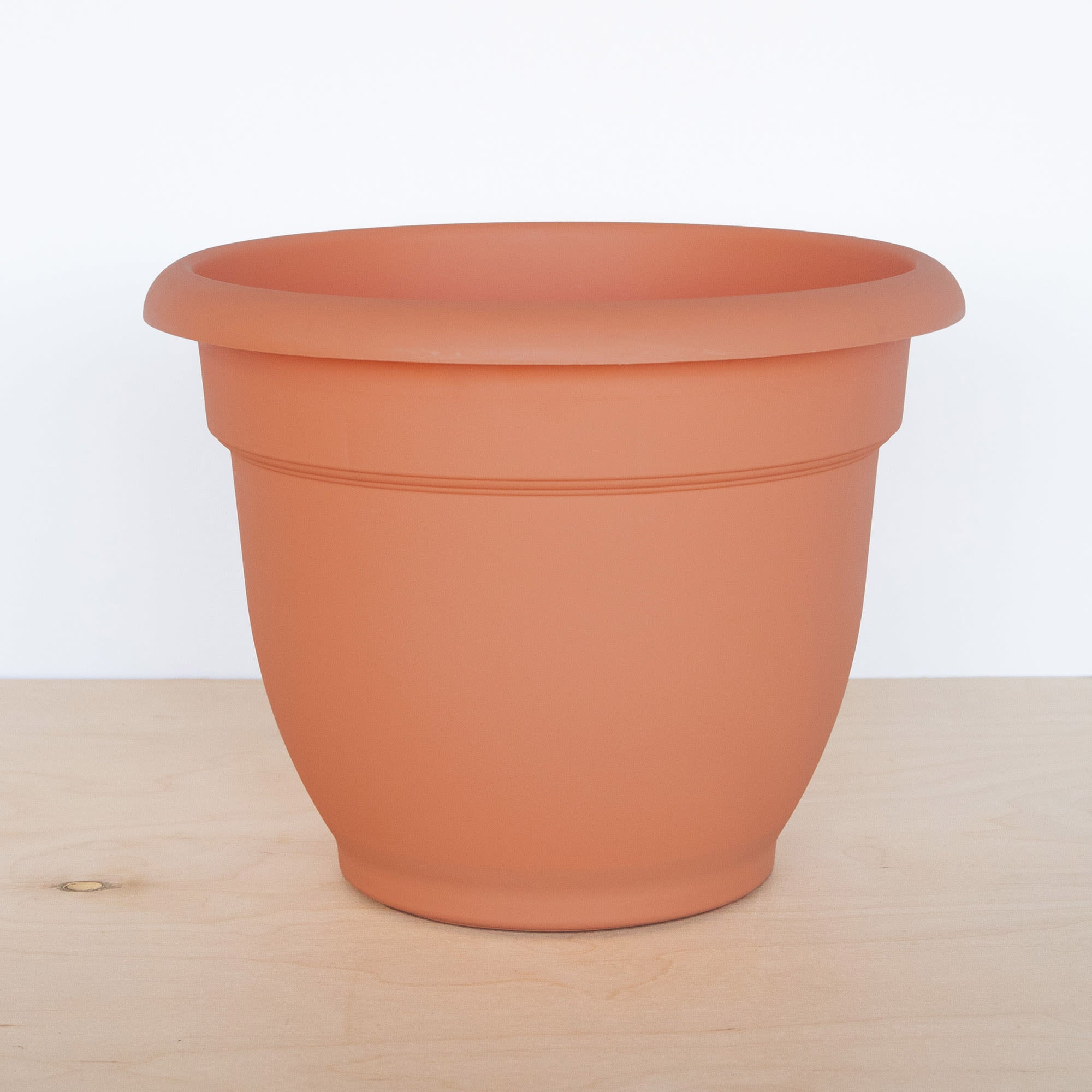 Bloem Ariana Self Watering Planter: 12" - Muted Terra - Durable Resin Pot, For Indoor and Outdoor Use, Self Watering Disk Included, Gardening, 3 Gallon Capacity