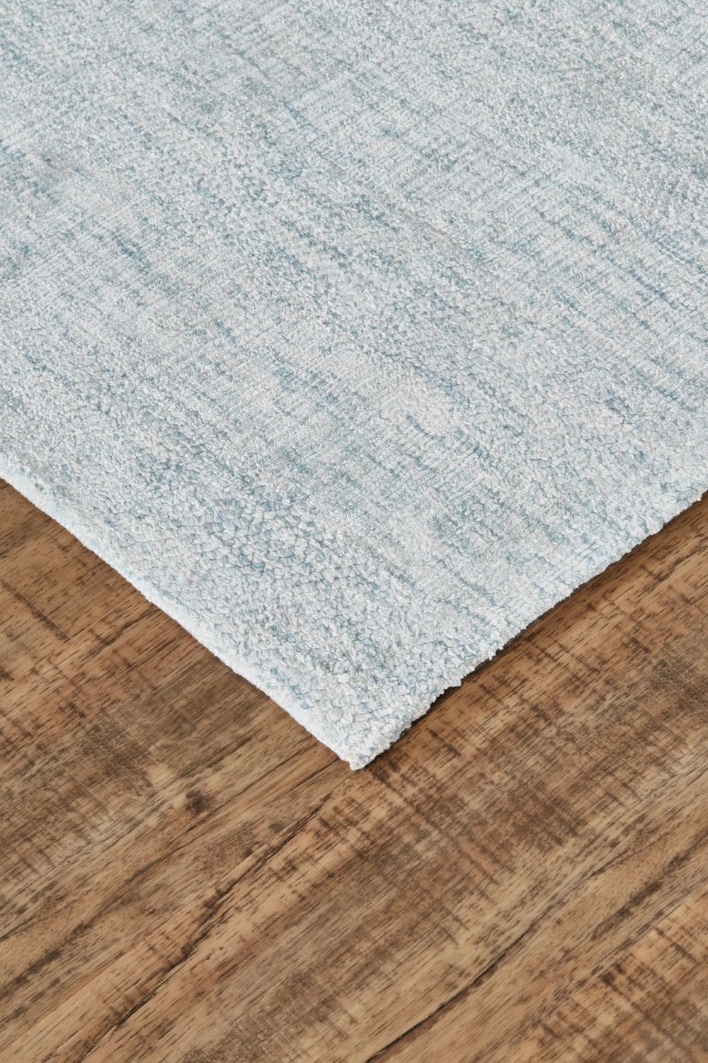 Pearl Hand Woven Blue and White Rug by BD Fine