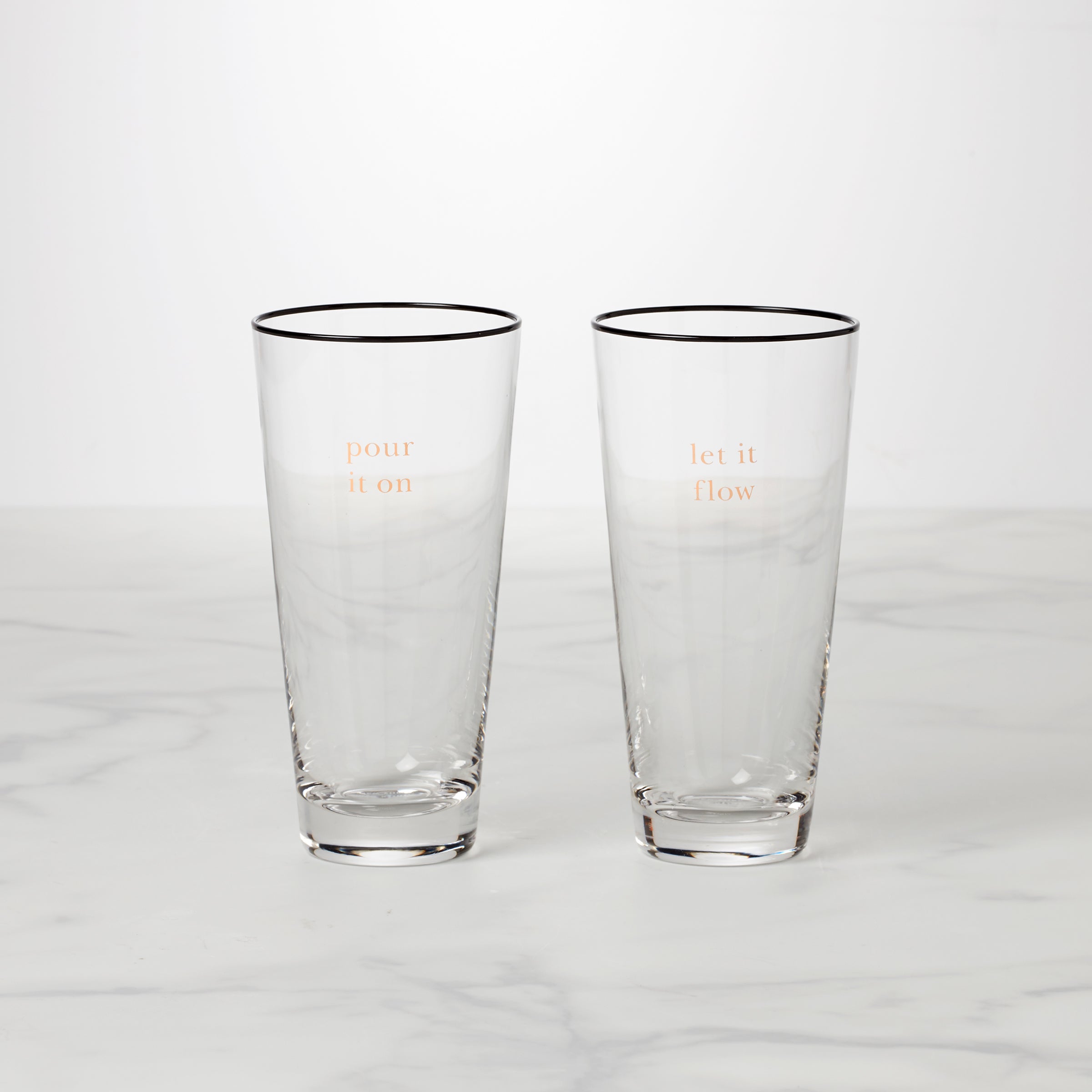 Cheers To Us Highball Glasses, Set of 2