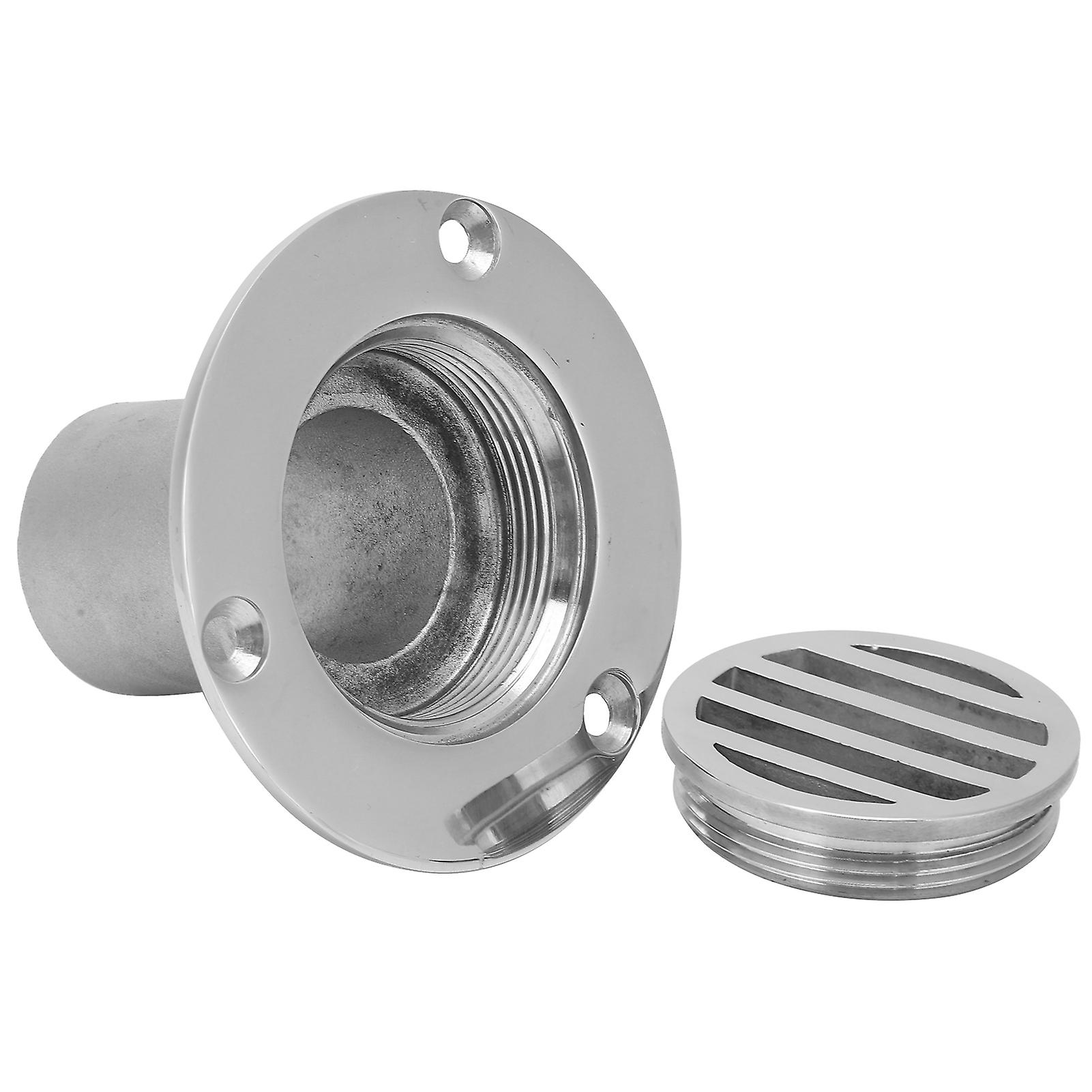 Mjs025 Marine Boat Yacht Floor Deck Drain Scupper 316 Stainless Steel Water Drain