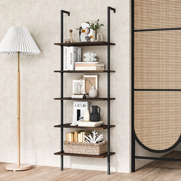 Height Wall mounted Bookshelf Display Storage Organizer