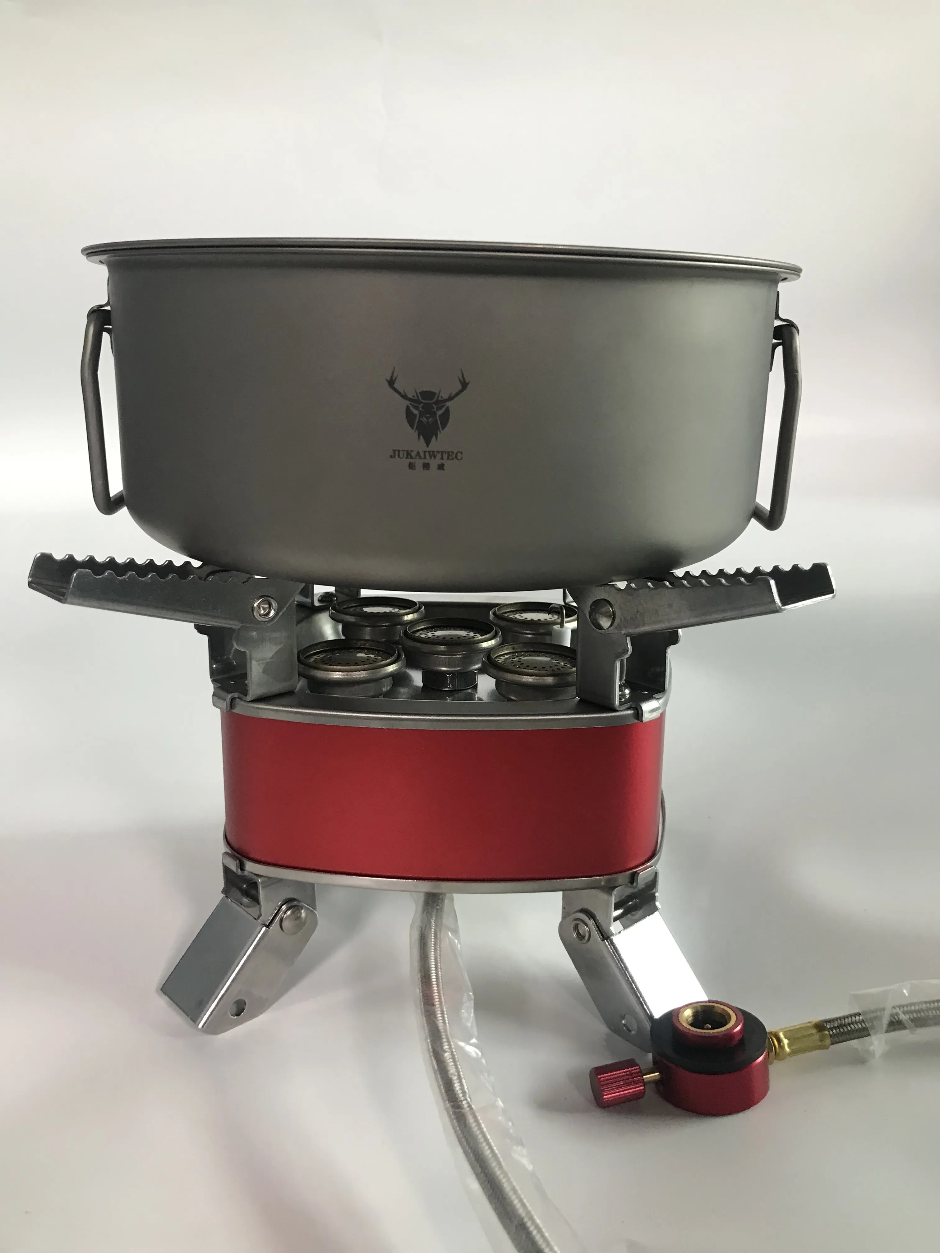 Portable  Stove Burner with Piezo Ignition Strong Firepower  Lightweight Stove for Indoor Outdoor Camping