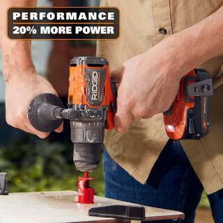 RIDGID 18V Brushless Cordless 12 in. DrillDriver Kit with 2.0 Ah MAX Output Battery and 18V Charger R86114KN