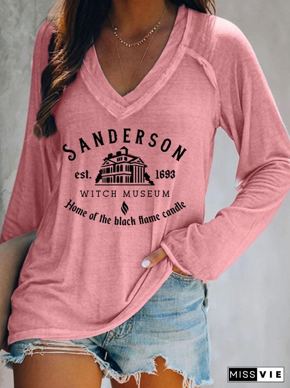 Fashion Print Long Sleeve T-Shirt