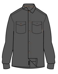 Barren Overshirt - Grey Marl