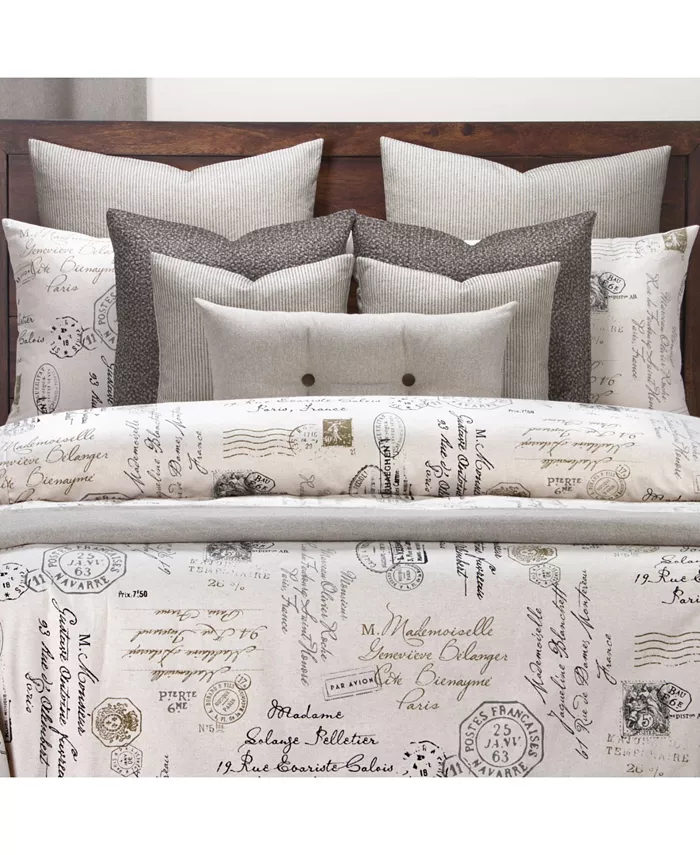 Siscovers Postscript Linen 5 Piece Twin Luxury Duvet Set