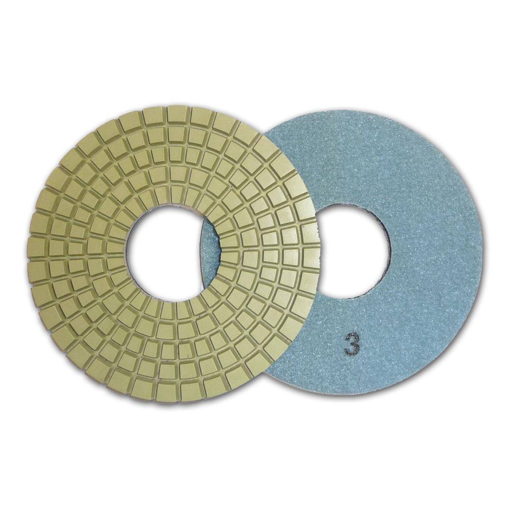 Con-Shine 6 in. 5-Step Dry Diamond Polishing Pads Step 3 CPP06P3