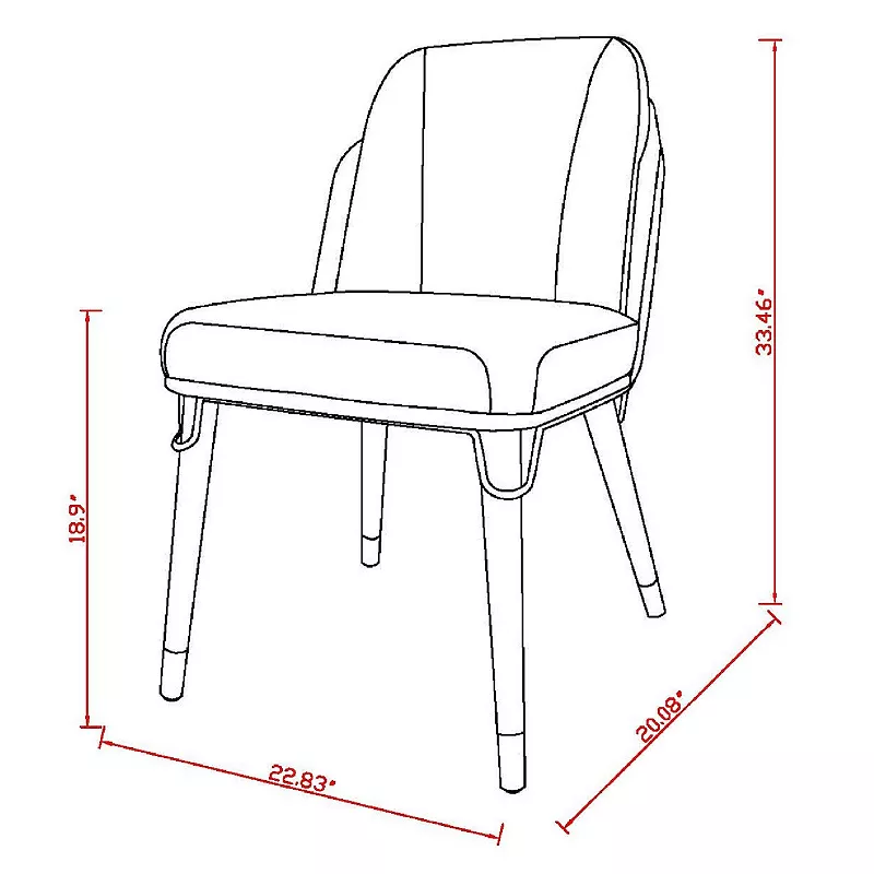 MANHATTAN COMFORT Estelle Dining Chair