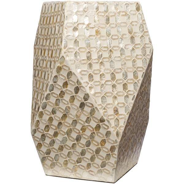 Artistic Weavers Huong Modern Abstract Shell End Table - 19