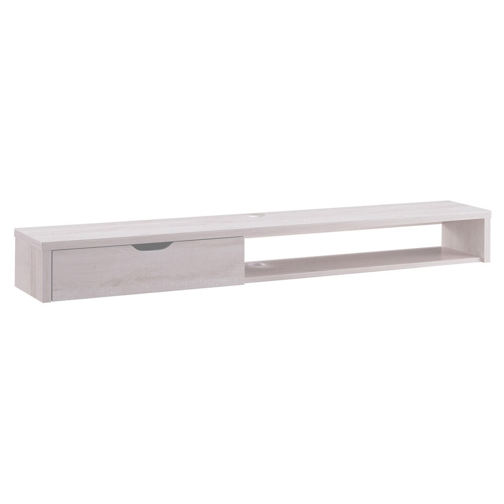 Rydstorp Contemporary 60 inch 1 Drawer Wall mounted TV Console by Carson Carrington