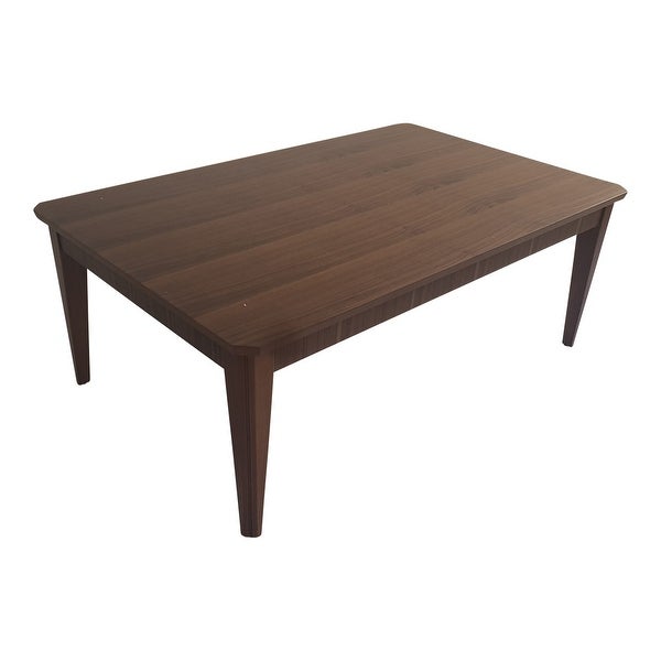 SavaHome Modern Coffee Table， Walnut