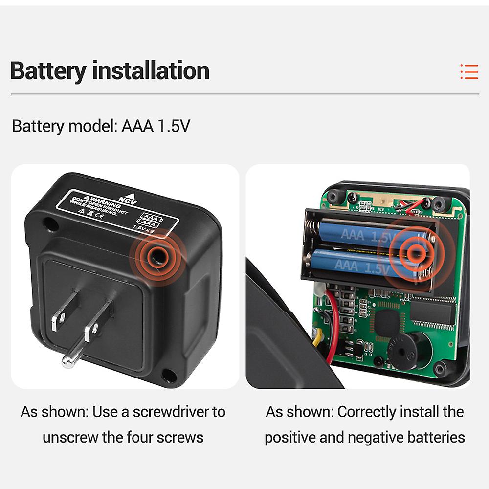 Bside Electric Socket Tester Outlet Tester Digital Lcd Display With Ncv Test Rcd Test Polarity Test Electric Circuit Polarity Voltage Detector Home Sc