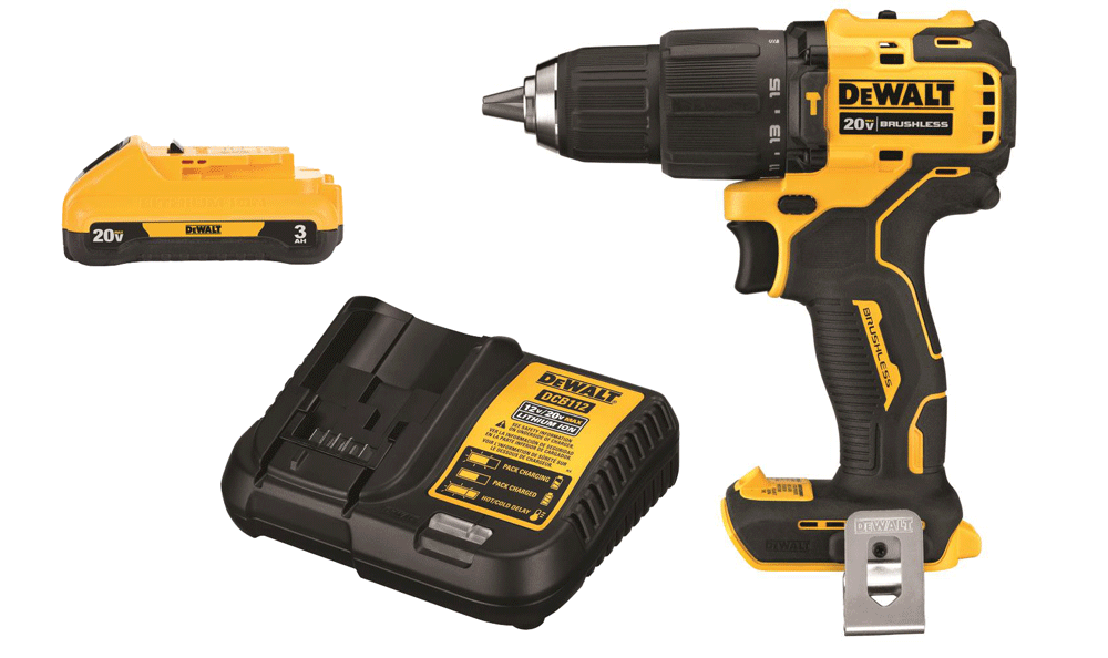 DW 20V MAX ATOMIC Compact 1/2 in Hammer Drill/Driver Kit Bundle DCB230C-DCD709B from DW