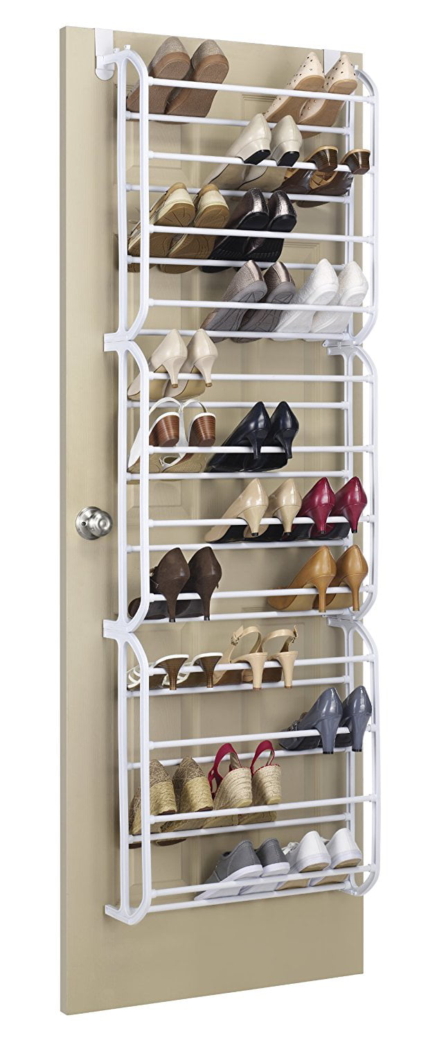 Zimtown Hanging Shoe Rack Over the door 36 Pair Closet Space Saver Organizer Storage