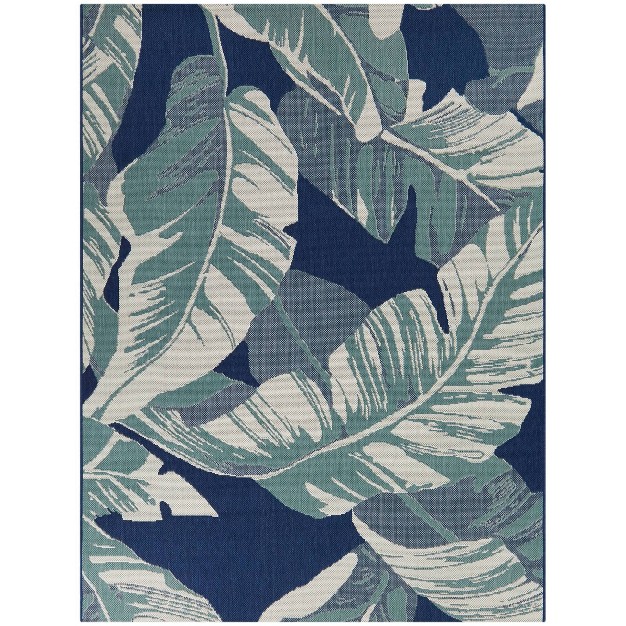 Bissen Coastal Botanical Rectangular Indoor outdoor Rug Balta Rugs