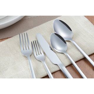 Home Decorators Collection Brenner 40-Piece Stainless Steel Flatware Set (Service for 8) KS6612-40P