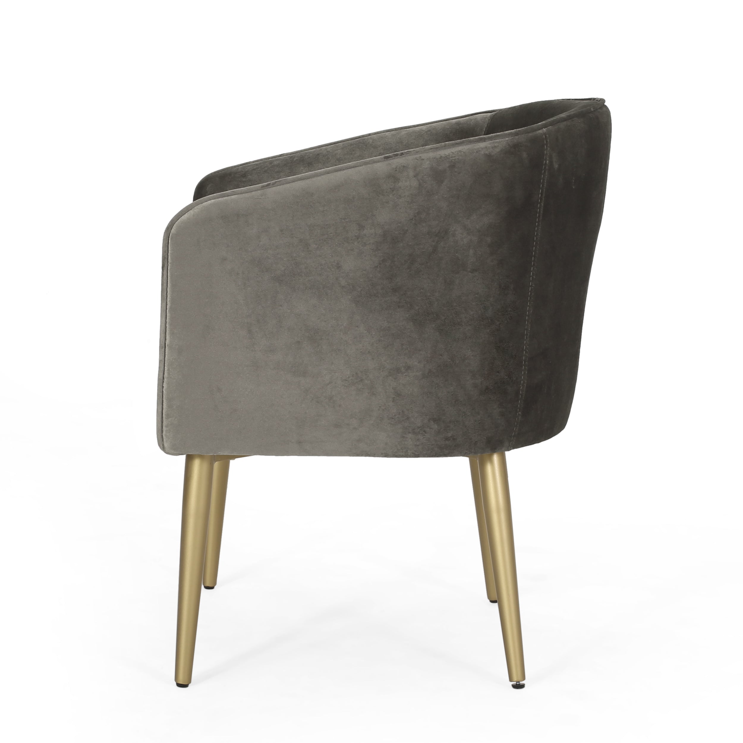 Malinta Modern Glam Tufted Velvet Dining Chair