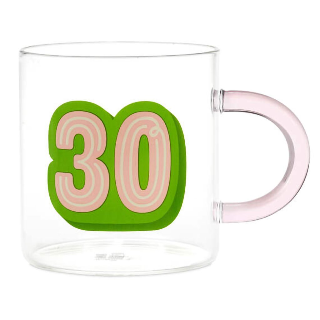 Hallmark  Glass 30th Birthday Mug, 17.5 oz.