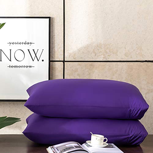 Pillowcases Envelope Closure End Easy Fit Machine Washable Super Soft and Breathable Pack of 4