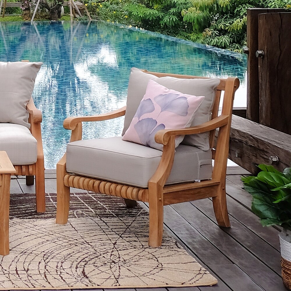 Cambridge Casual Chara 3 piece Outdoor Teak Wood Chat Set