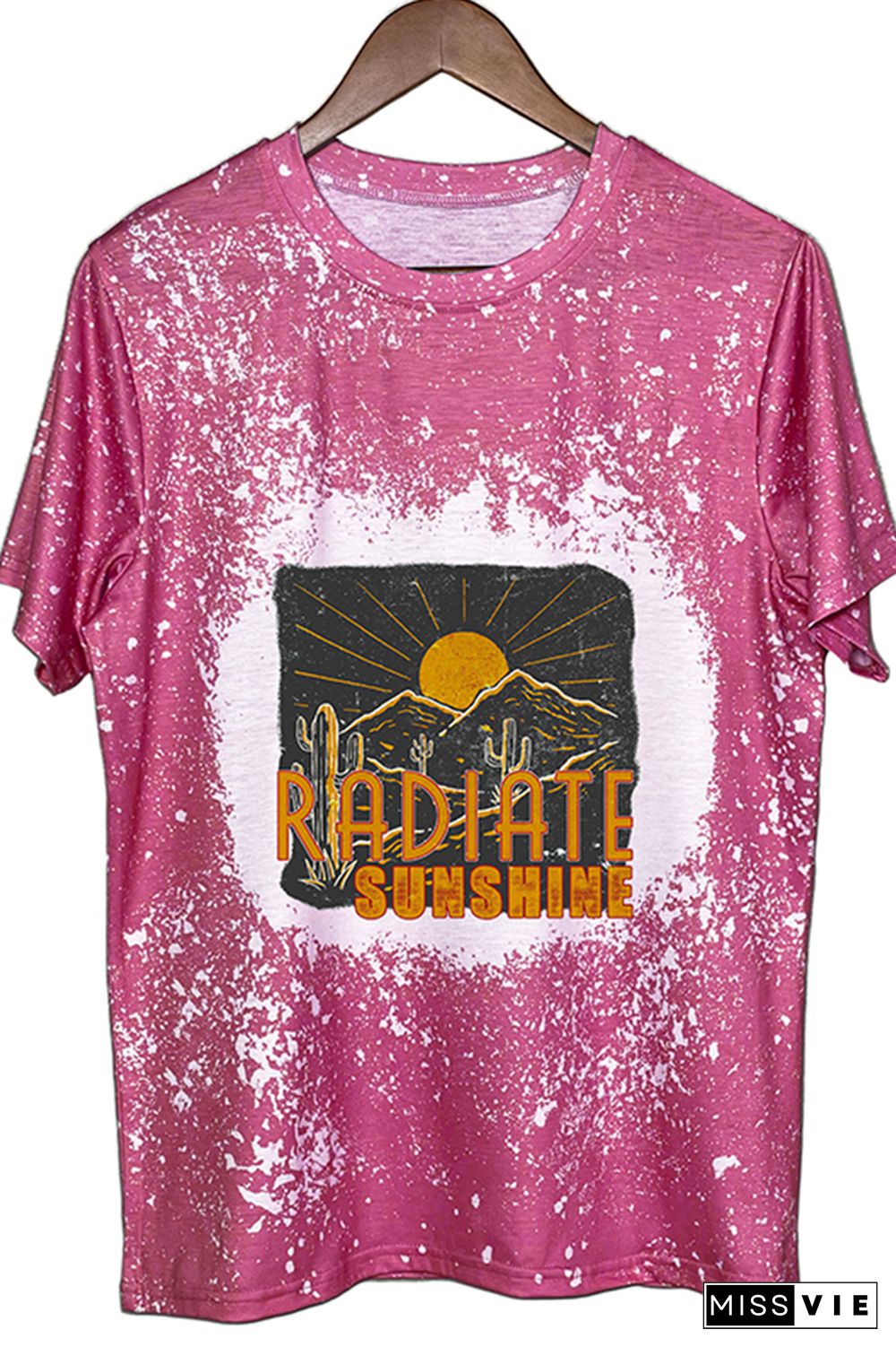 Radiate Sunshine Cactus Desert Print Tee Wholesale