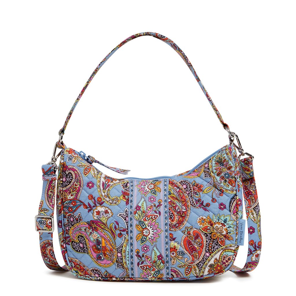 Vera Bradley  Frannie Crescent Crossbody Bag in Provence Paisley