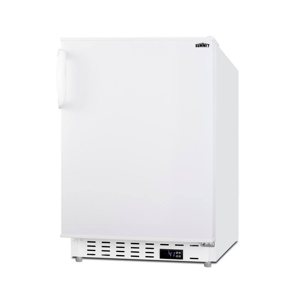 Summit Appliance 20 in. 3.53 cu. ft. Mini Refrigerator without Freezer in White ADA Compliant ALR46W