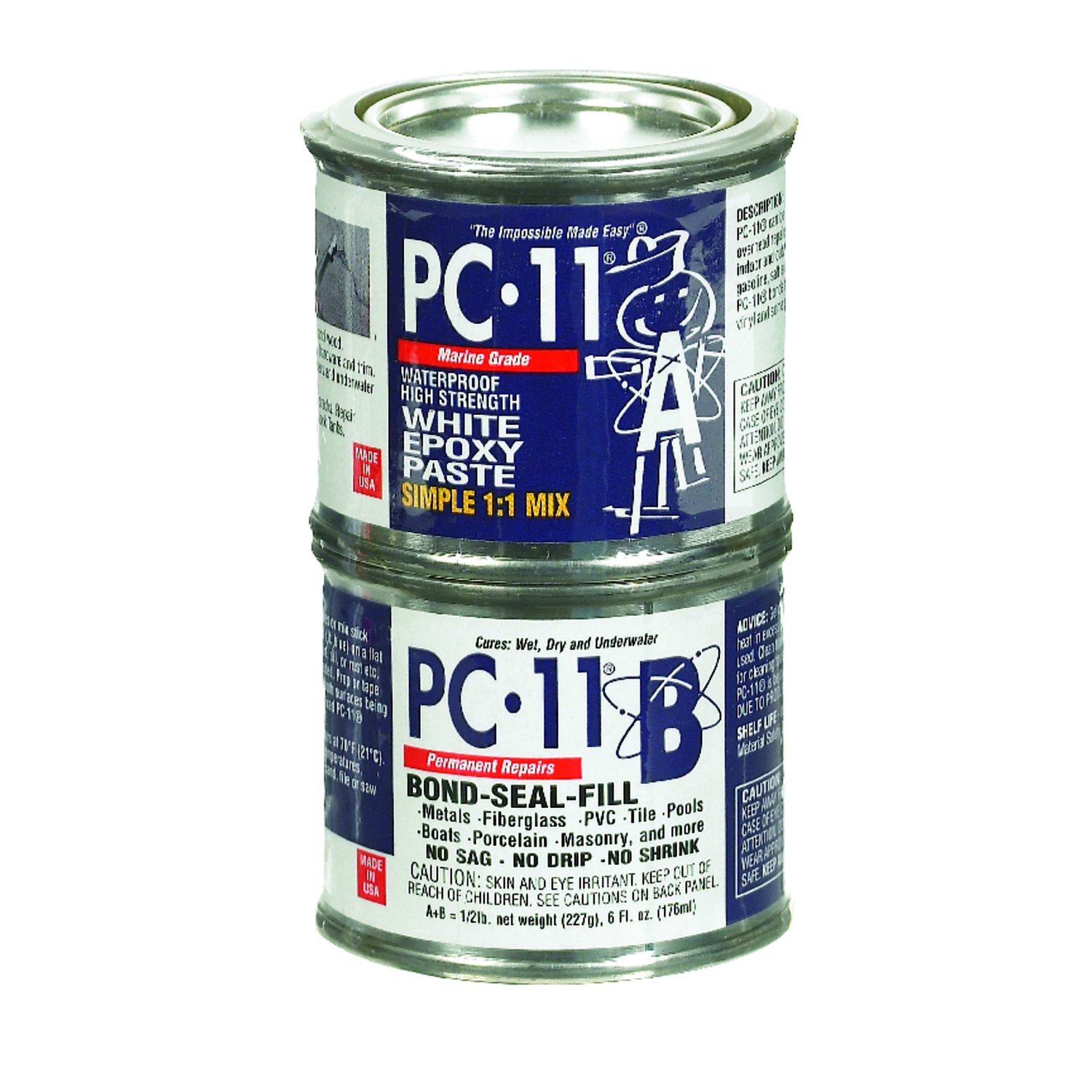 PC-11 Marine All Purpose High Strength Epoxy 6 oz