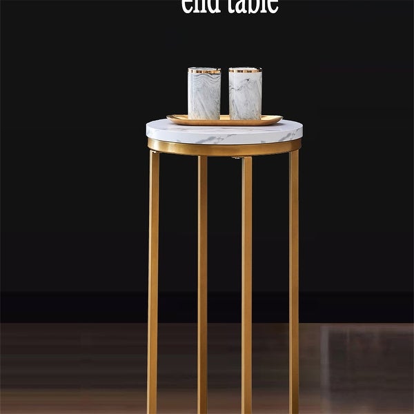 Classic And Simple End Tableand Side Table With X-shaped Base