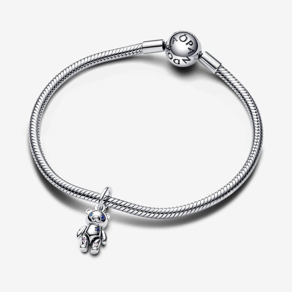 PANDORA  Movable Teddy Bear Dangle Charm