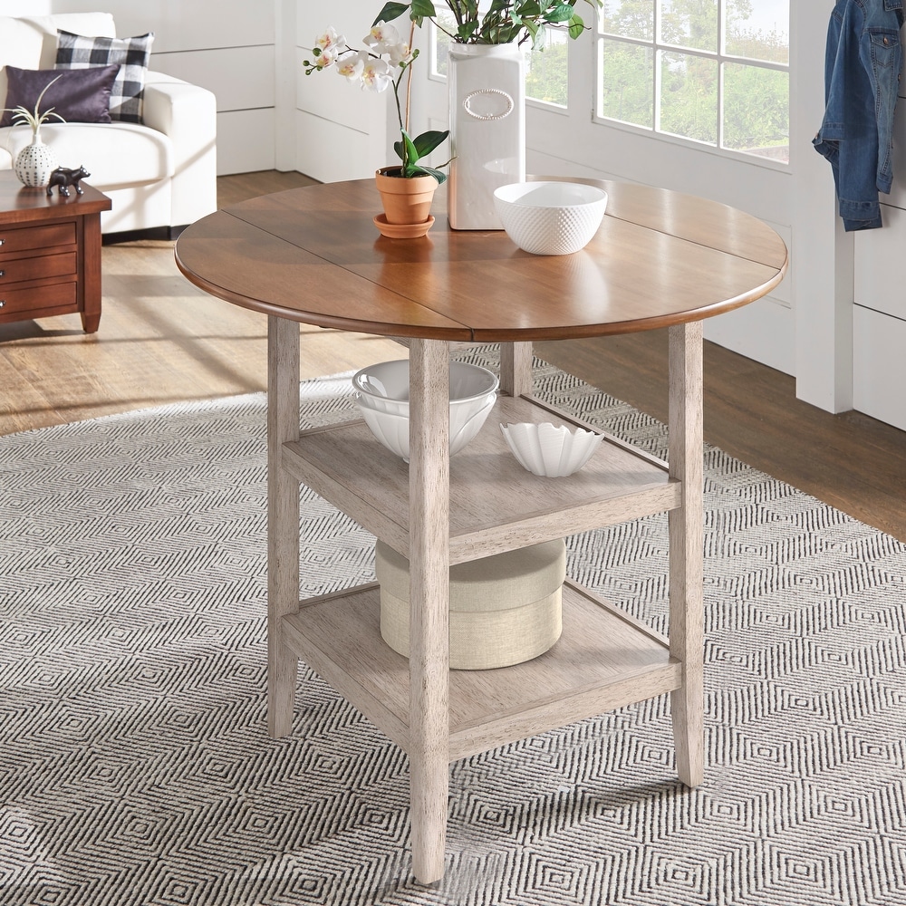 Eleanor Round Counter height Drop leaf Table by iNSPIRE Q Classic