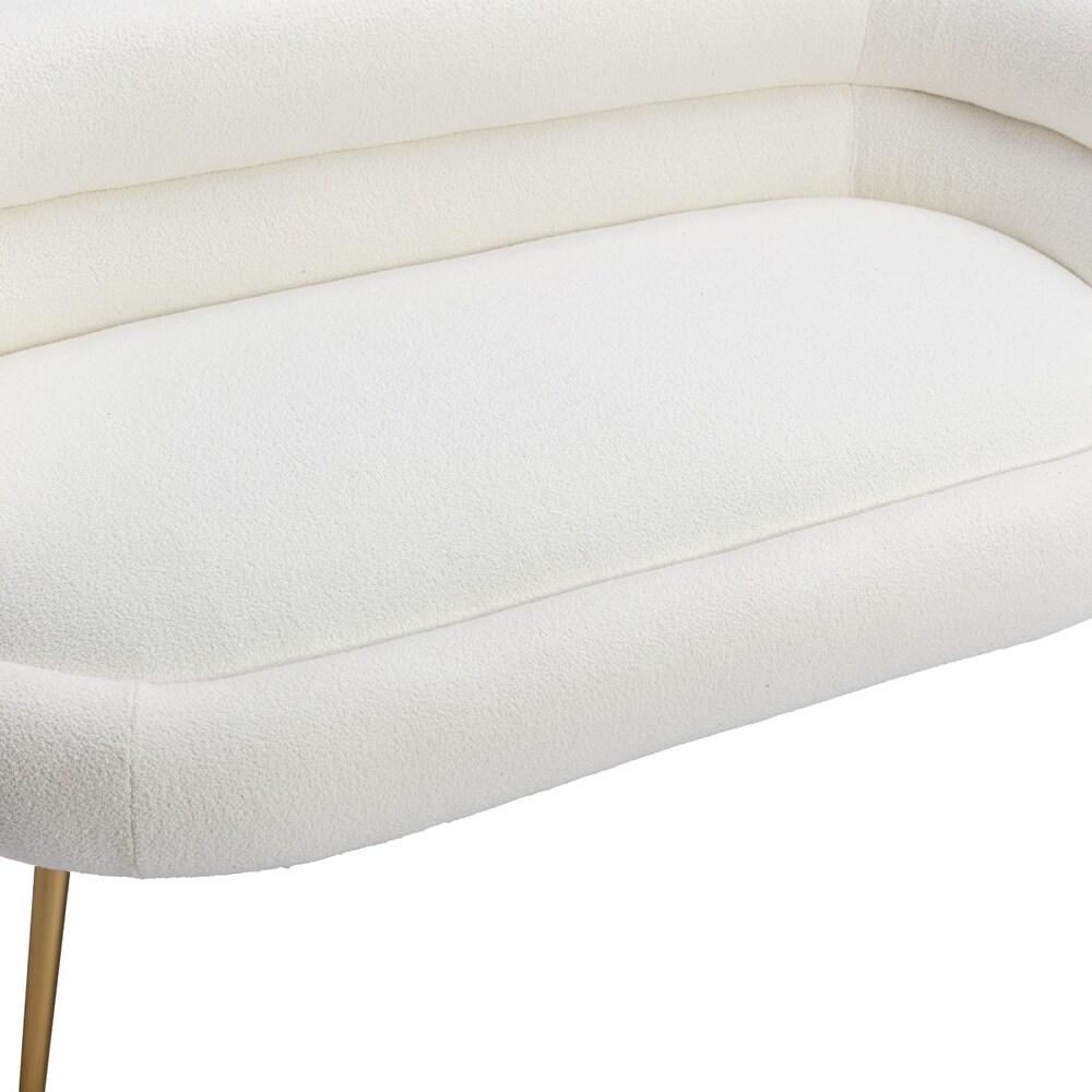 Accent Chair  Leisure Sofa Chair with Golden Feet