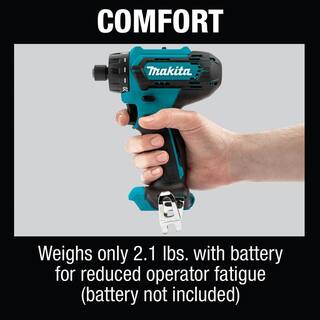 Makita 12V max CXT Lithium-Ion 14 In. Hex Cordless Screwdriver (Tool Only) FD10Z