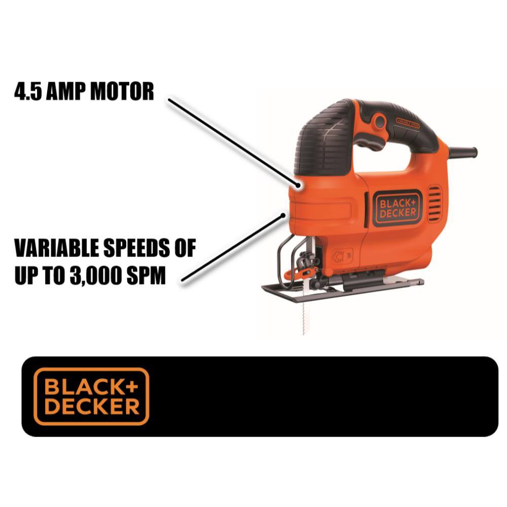 BLACK+DECKER 4.5 Amp Jig Saw BDEJS300C