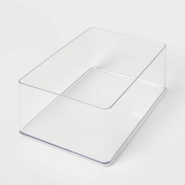 Large Plastic Bathroom Tray Clear