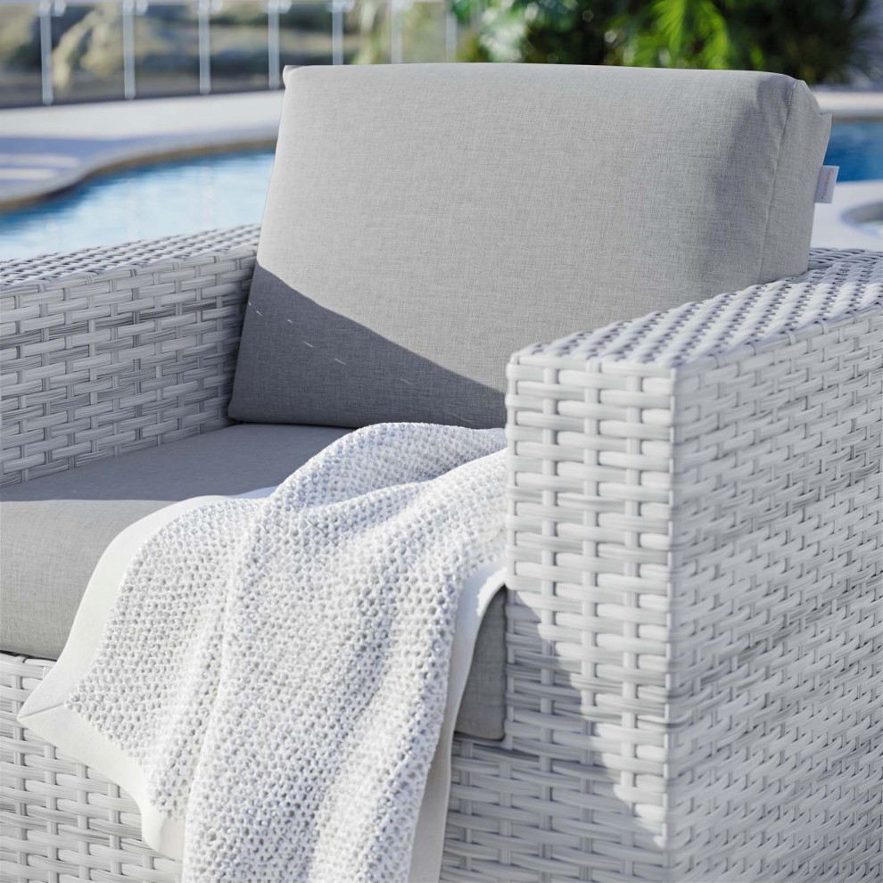 Convene Outdoor Patio Armchair   Tropical   Outdoor Lounge Chairs   by Modway  Houzz