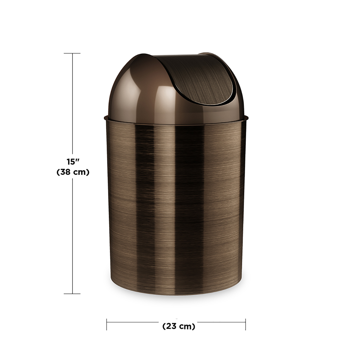 Umbra 25 gal Mezzo SwingLid Trash Can