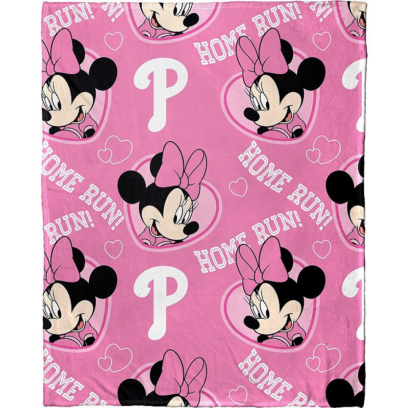 Northwest x Disney Philadelphia Phillies Minnie Hugger Pillow and Silk Touch Throw Set