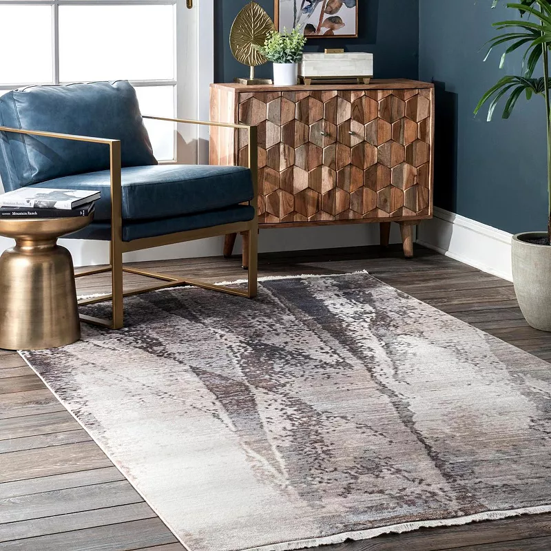 nuLOOM Lainey Splashed Abstract Area Rug