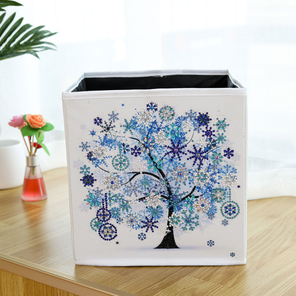 TureClos Diamond Painting Foldable Storage Box Collapsible Cube DIY Folding Organizer Basket