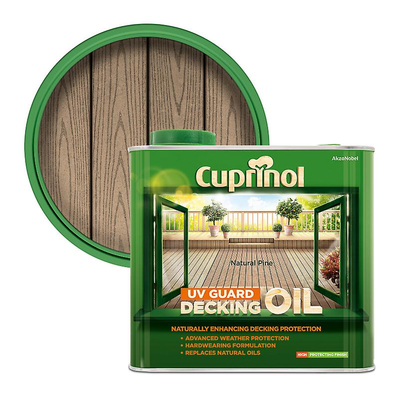 Cuprinol 2.5L UV Guard Decking Oil Natural Pine