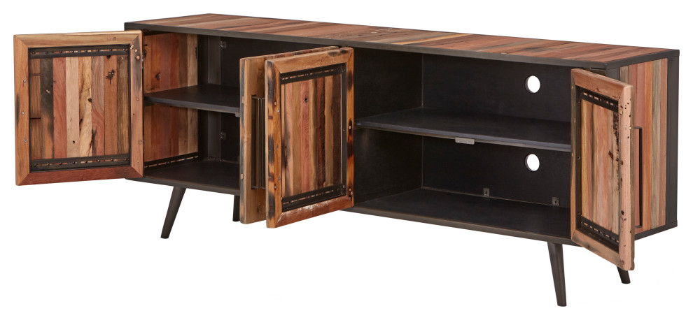 Nordic TV Dresser 4 Doors   Midcentury   Entertainment Centers And Tv Stands   by Nova Solo Furniture  Houzz