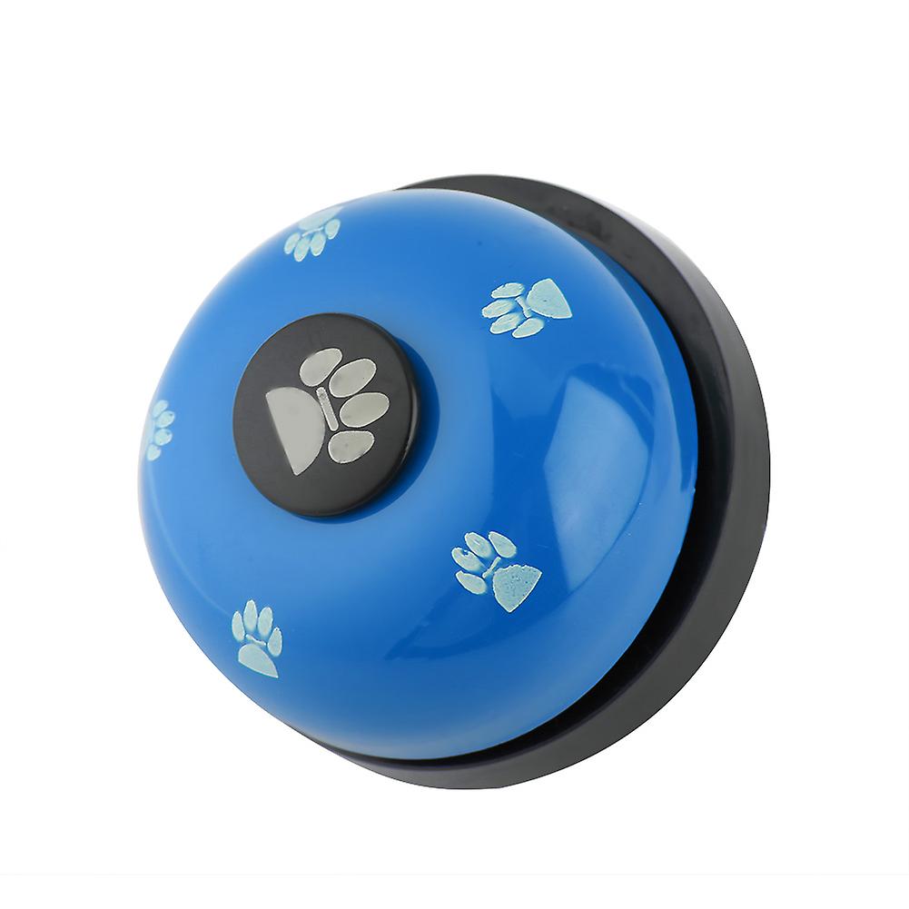 Iron Sturdy Durable Cute Cartoon Pet Bell for Dog Cat Interactive Toy(Blue)